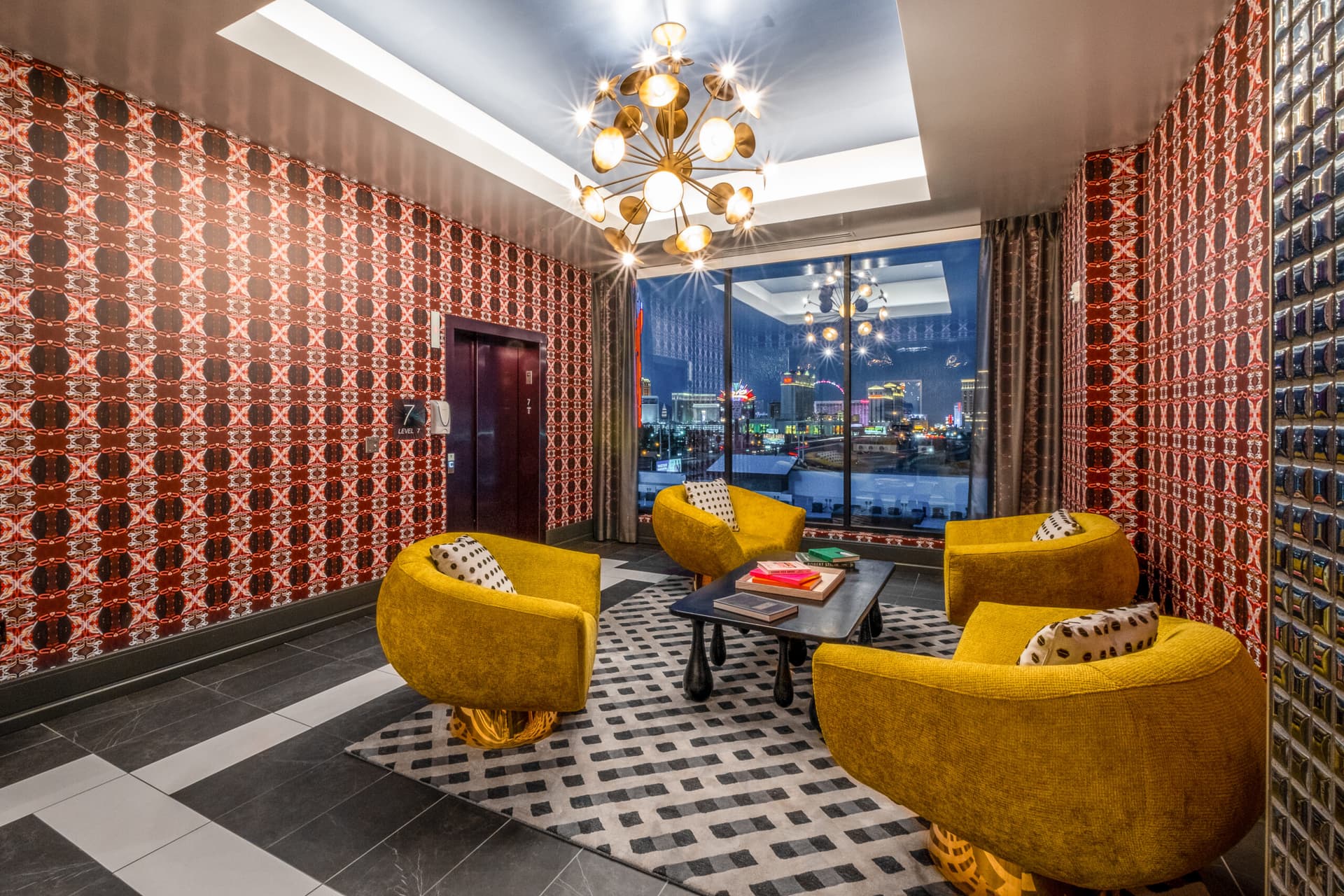 Elysian living elevator at The Palms